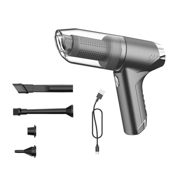 SUITU ST-6671 Wireless Car Vacuum Cleaner Small Handheld Blowing and Suction Dual Use, Style: Bru...