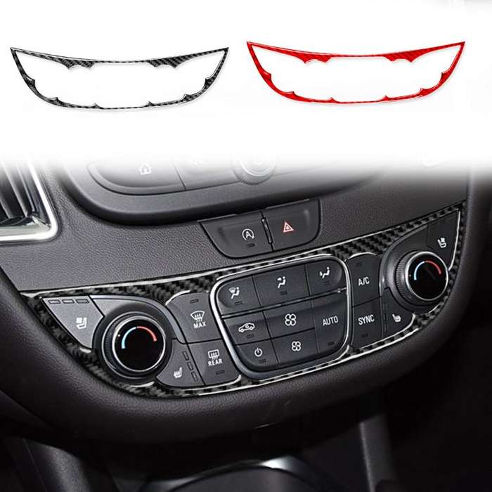 For Chevrolet Malibu 2016-2024 A Model Left-hand Drive Central Control Button Panel Sticker(Black)