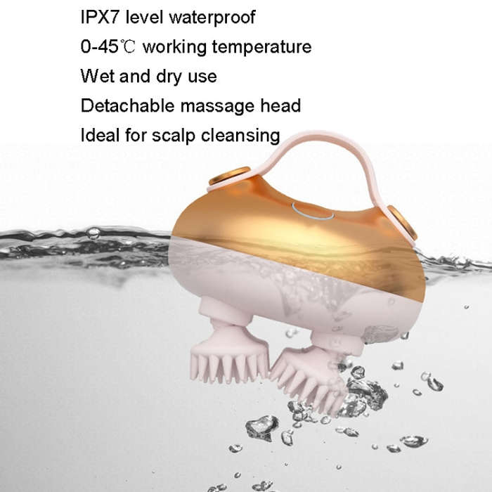 MAH02 Smart Head Massage Wireless Kneading Massager(Gold)