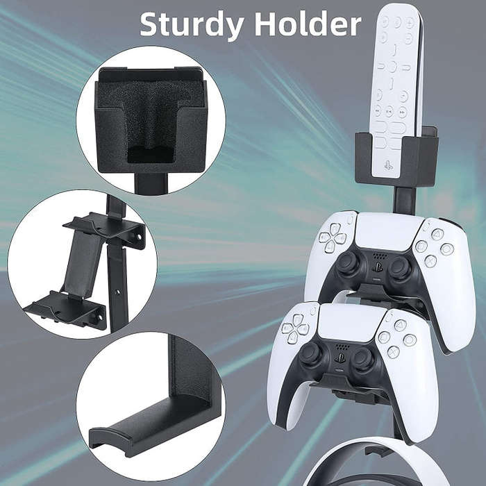 For PS5 Game Console Universal Wall Hanging Frame, Style: Excluding Headset Handle Bracket