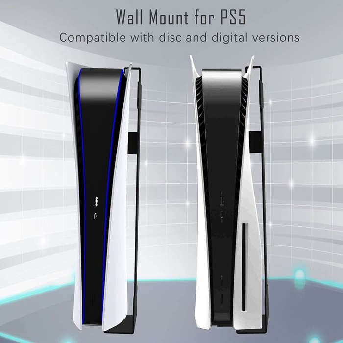 For PS5 Game Console Universal Wall Hanging Frame, Style: Excluding Headset Handle Bracket