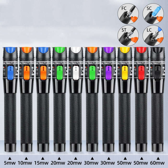 1-60 km Optical Fiber Red Light Pen 5/10/15/20/30/50/60MW Red Light Source Light Pen, Specificati...