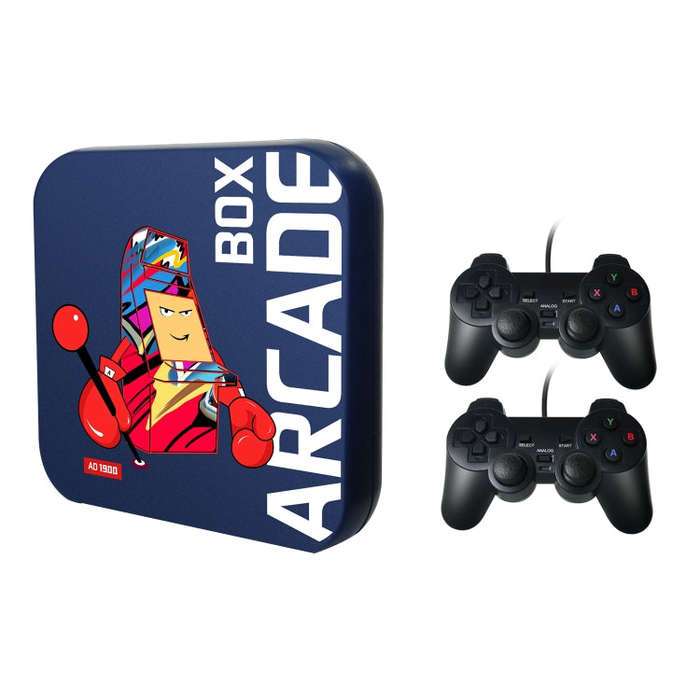 Arcade Box 64G Wired Video Game Machine Box 4K HD Display For PS1/PSP/N64/DC, US Plug