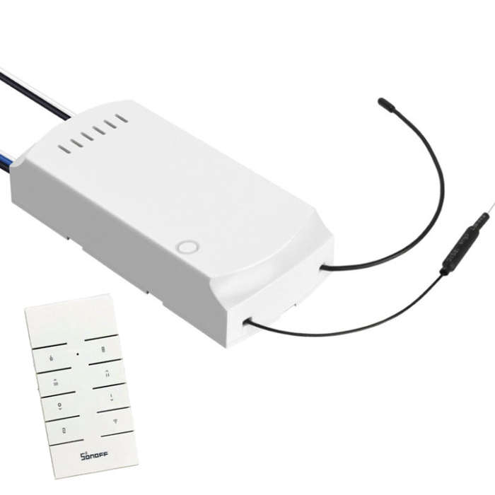 SONOFF iFan04-H APP Remote Control Smart Fan Light Switch Support Tmall Genie220V-240V