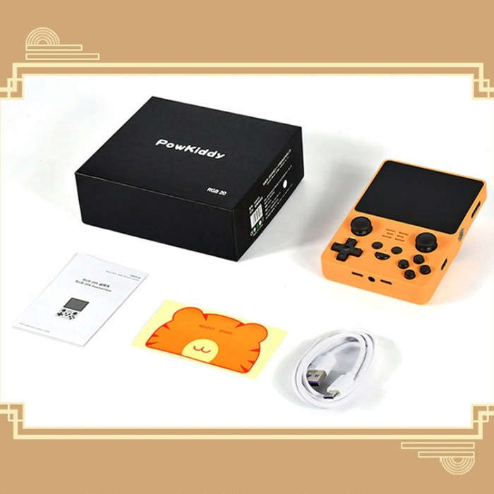 POWKIDDY RGB20S  3.5-Inch IPS Screen Retro Open Source Handheld Game Console 16GB+64GB 15,000 Gam...