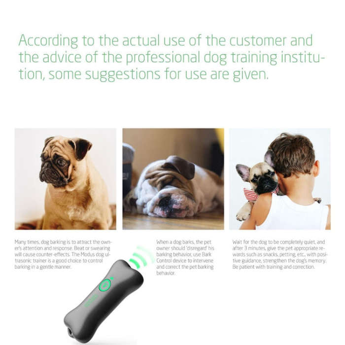 Ultrasonic Automatic Dog Barking Device Handheld Training Device Dog Repellent