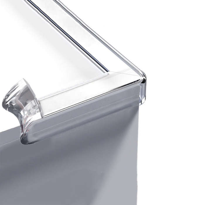 PVC Household Transparent Anti-collision Strip Furniture Soft Edge Protector, Specification: 2 cm...