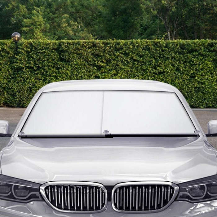 70-135cm+ 4 Mesh Side Curtain Car Front Windshield Retractable Sun Protection Sunshade Curtain