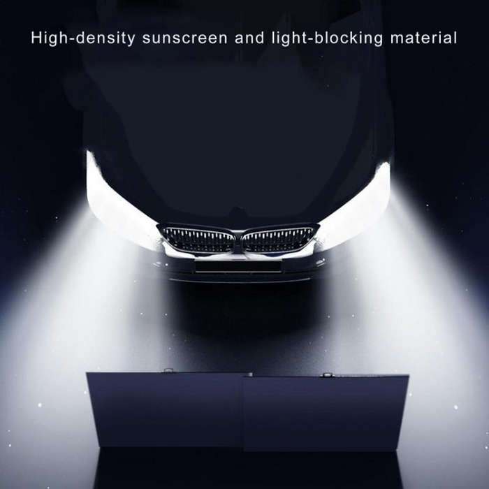 70-135cm+ 4 Mesh Side Curtain Car Front Windshield Retractable Sun Protection Sunshade Curtain