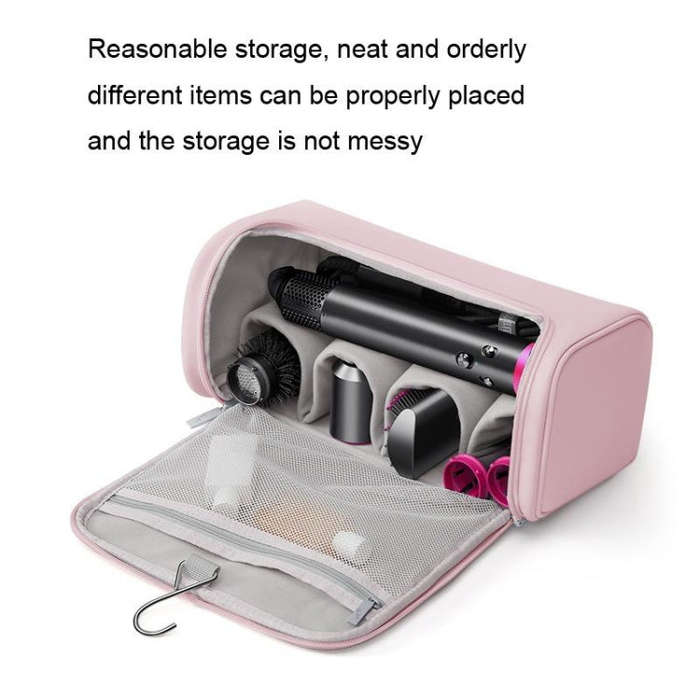 BUBM For Dyson Hair Dryer Curling Device Accessories Storage Bag(Pink)