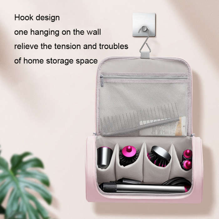 BUBM For Dyson Hair Dryer Curling Device Accessories Storage Bag(Black)