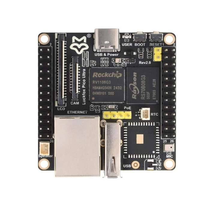 Luckfox Pico Ultra RV1106G3 1TOPS Micro Linux Development Board Integrated Processor, Without Wi-...