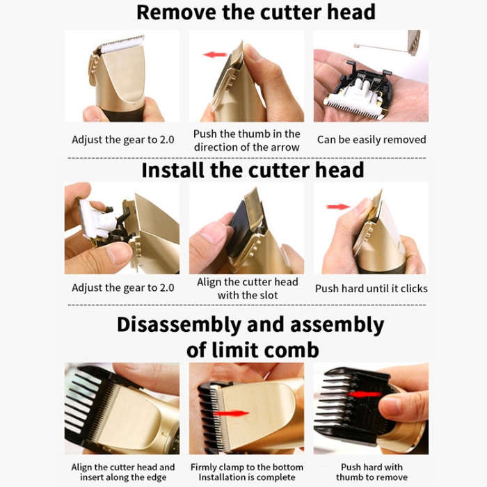 Puppy Shaver Pet Electric Shaver Cat Haircutter Set, Color: Standard