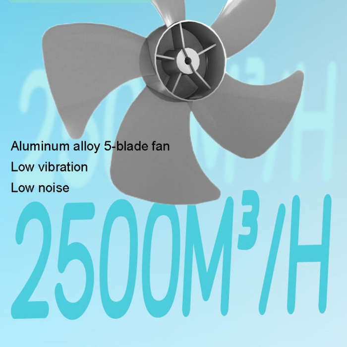 SRVF-320 Solar Roof Exhaust Fan Aluminum Alloy Exhaust Switching Fan Negative Pressure Fan
