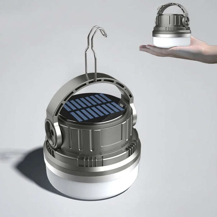 M10 Solar Tent Light With Portable Power Supply Handheld Camping Light Outdoor Vintage Mood Light...