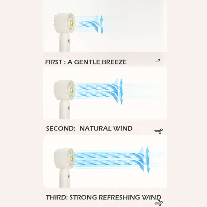 Hand Holds Small Fan Portable Mini Pocket Fan, Style: Pink Duck