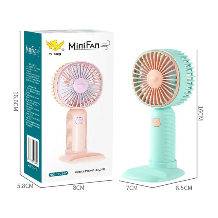 Handheld Small Fan Portable Mini Pocket Fan(Gray)