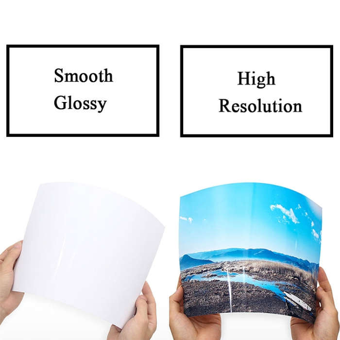 Mandik 3R 5-Inch One Side Glossy Photo Paper For Inkjet Printer Paper Imaging Supplies, Spec: 230...