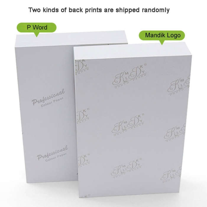 Mandik 3R 5-Inch One Side Glossy Photo Paper For Inkjet Printer Paper Imaging Supplies, Spec: 230...
