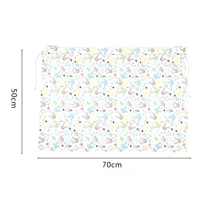 Car Heat Insulation Blackout Cartoon Cotton Sunshade(Long Ears Rabbit)