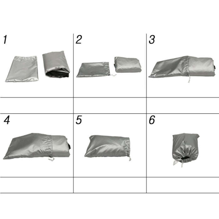 190T Motorcycle Rain Covers Dustproof Rain UV Resistant Dust Prevention Covers, Size: XXL(Black a...