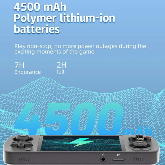 ANBERNIC RG405M Handheld Game Console 4 Inch IPS Touch Screen Aluminum Alloy Android 12 System 12...