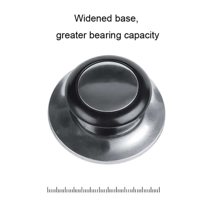 Stainless Steel Lid Handle Plastic Top Bead