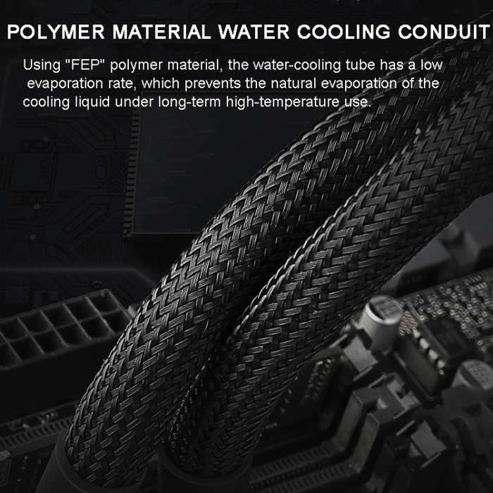 EVESKY  Water Cooler Cpu Fan RGB Fan Liquid Heatsink Integrated Radiator, Spec: 240mm