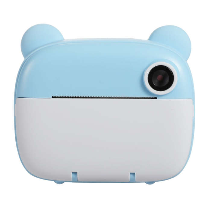 Children Instant Print Camera 1080P 2.4-Inch IPS Screen Dual Lens Photography Camera(Blue)