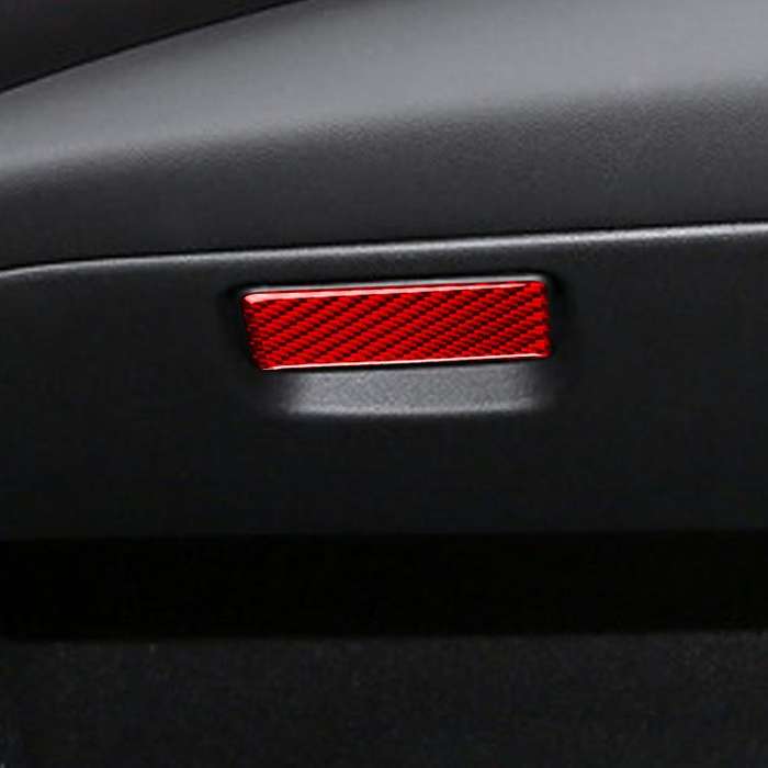 For Chevrolet Malibu 2016-2024 Left-hand Drive Co-pilot Storage Box Sticker(Red)