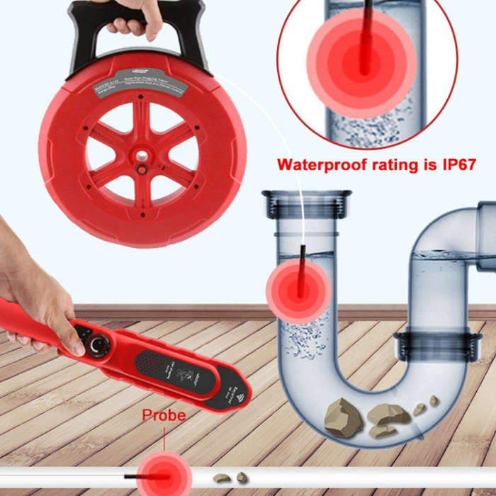 NOYAFA NF-5120 Wall Pipe Blockage Detector Pipe Blockage Detector For Iron/PVC/Cement/Steel Pipes