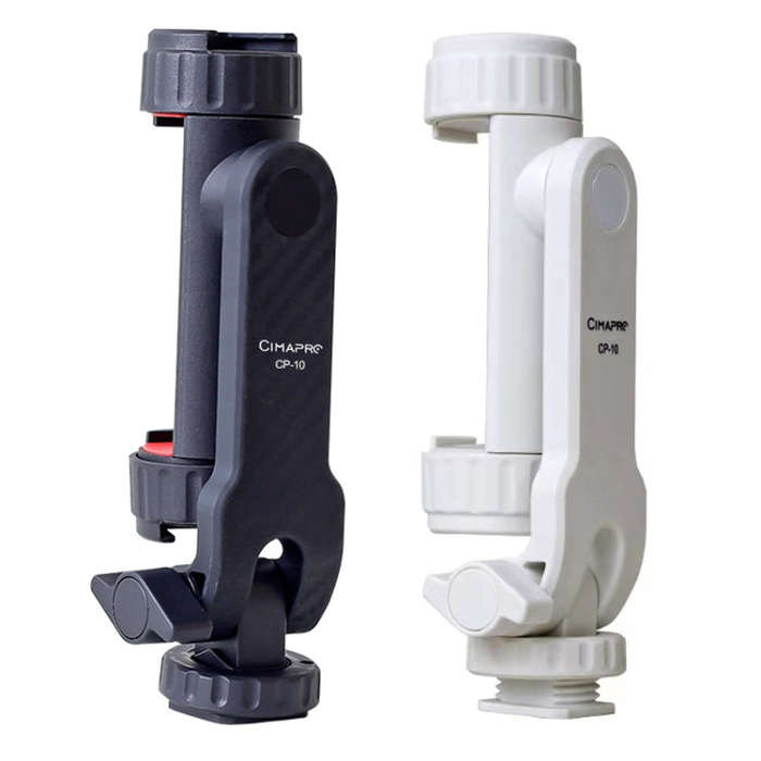 Cimapro Swivel Cold Boot Camera Phone Mount Bracket External Tripod(Black)