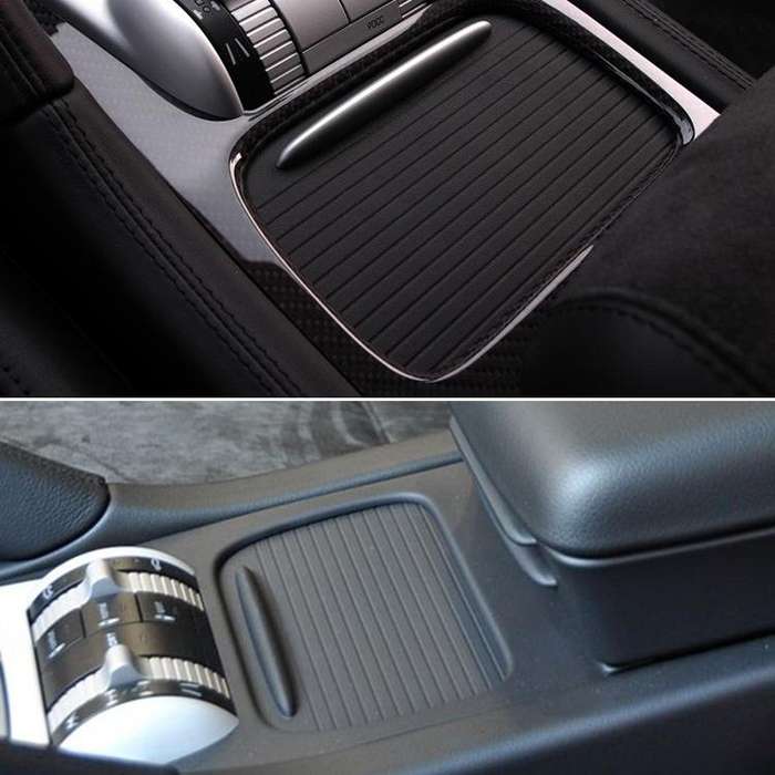 For Porsche Cayenne 2003-2010 Car Center Console Water Cup Holder Cover Trim Right Hand Drive(Beige)