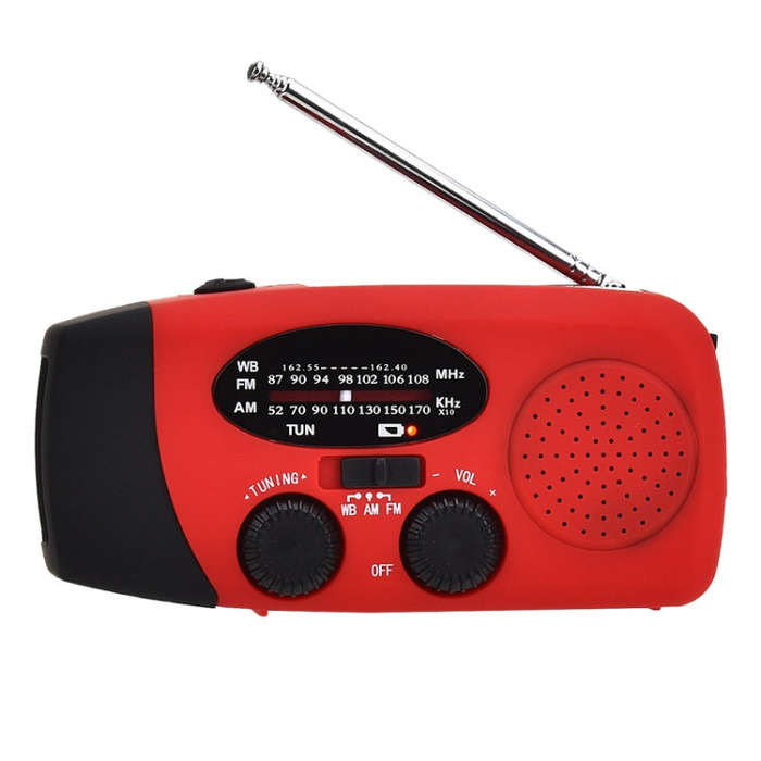 HanRongda HRD-902 Disaster Prevention and Emergency Solar Charging Lighting Mobile Portable Radio...