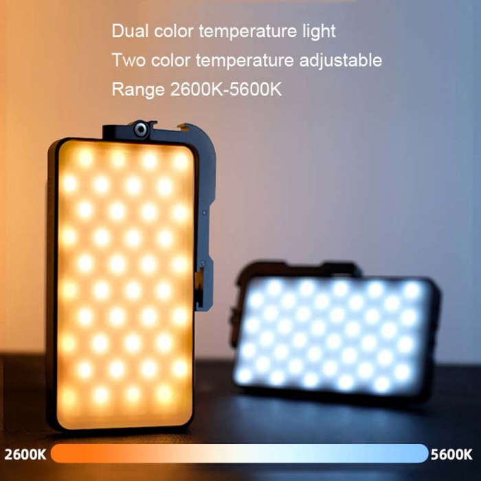 Pixel G3 Flat Panel RGB Fill Light Handheld Photography Camera Dimmable Desktop Mini Pocket Lamp(...