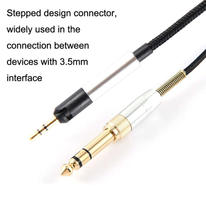 1.2m For Sennheiser HD518 / HD558 / HD598 / M40X / M50X Headset Upgrade Cable