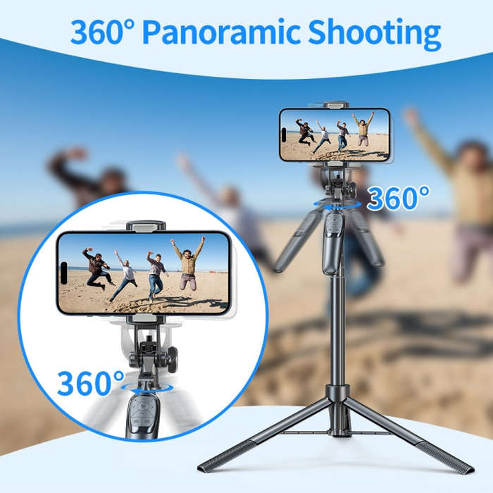 Pixel ST2 1.6m Anti Shake Selfie Stick Head Tripod Handheld Portable Folding Remote Control Outdo...
