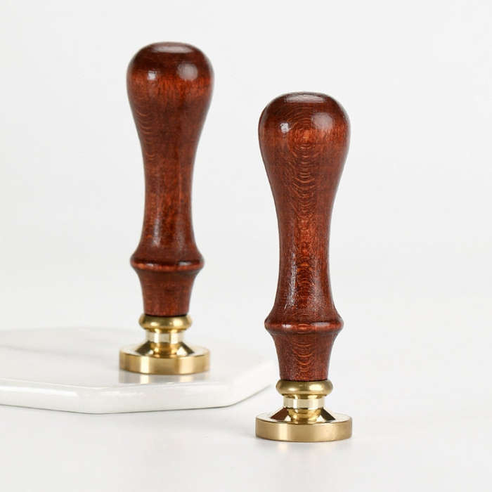 English Letters Series Fire Lacquer Seal Toxca Handle+Brass Seal Head(YW-40 Gift)