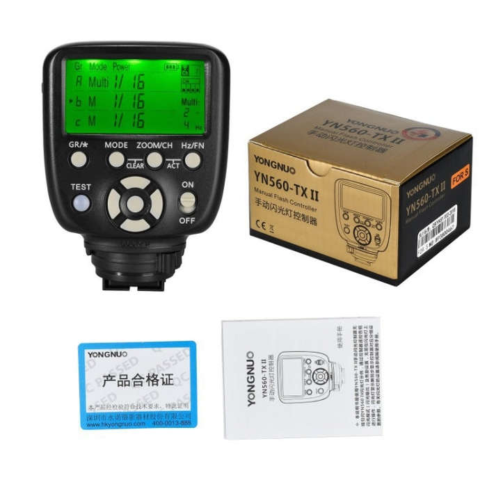 For Sony Version YONGNUO YN560-TX II Studio Light Trigger Wireless Shutter Flash Trigger