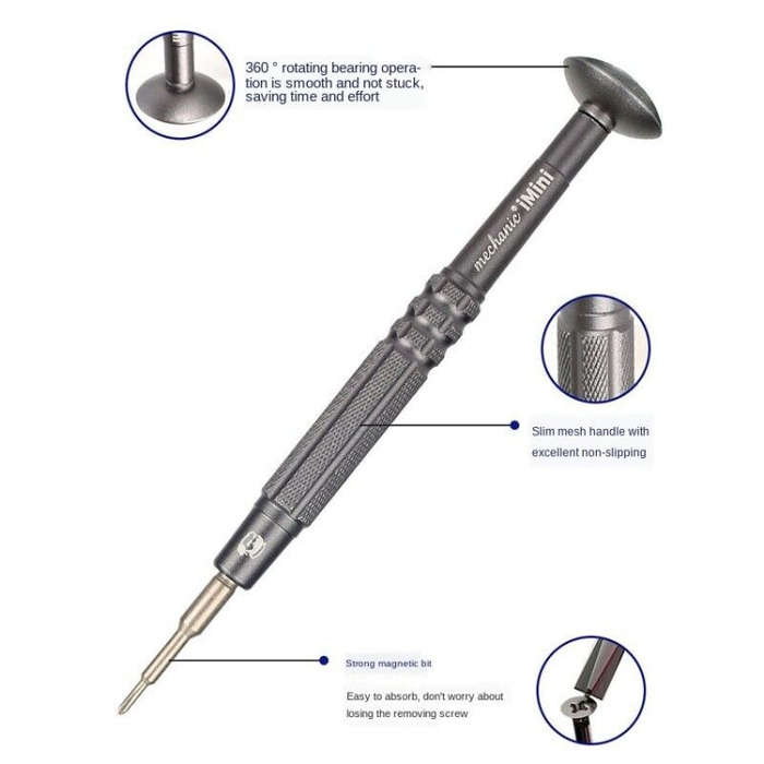MECHANIC iMini Series Mobile Phone Repair Glasses Screw Batch Clock Tool, Series: T2