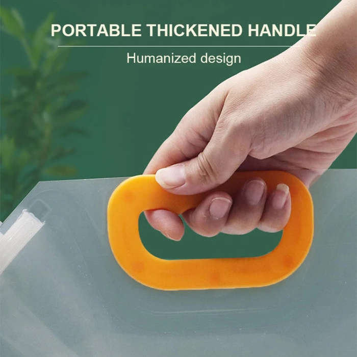 5pcs Portable Food Packaging Bag Grain Sealed Bag Fresh-keeping Storage Bag, Capacity: 2.5kg