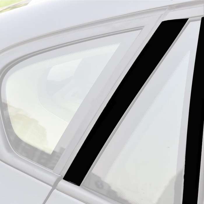 For 2014-2018 BMW X6 F16 Universal B-pillar Decorative Sticker for Left and Right Drive(Black)