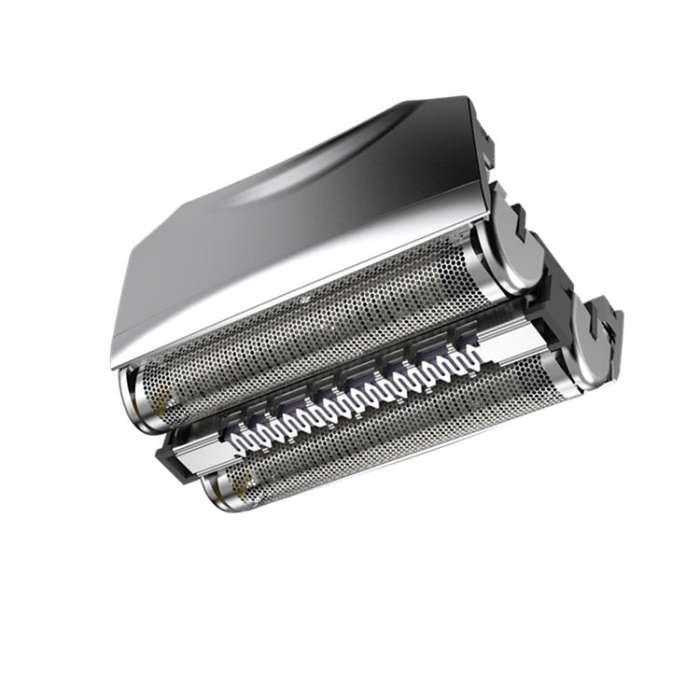 For BRAUN 70S Electric Shaver Silver Mesh Cutter Head Upgraded Version, Style: With Words(Plastic...