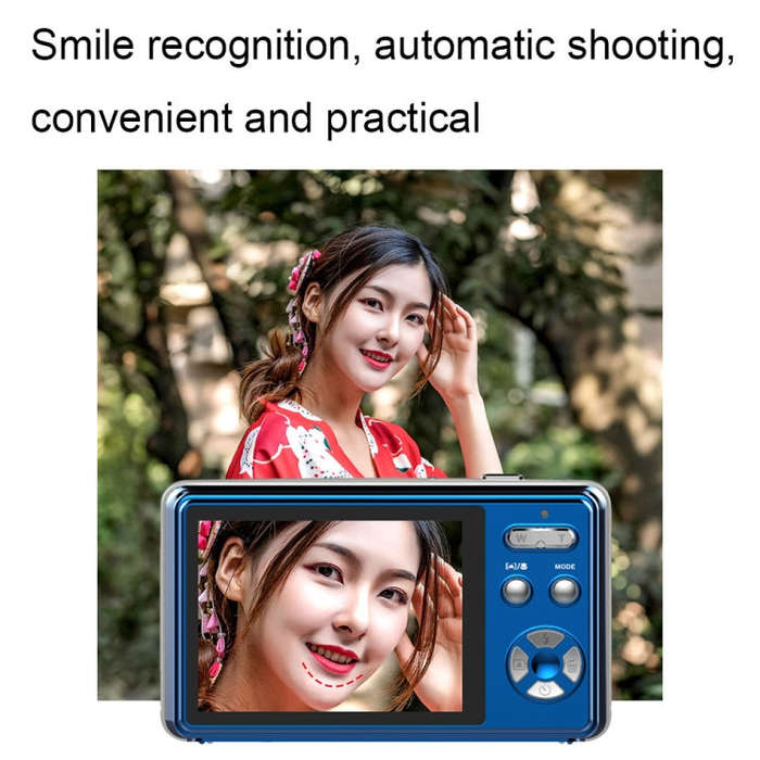 2.4 Inch IPS Screen 40 Million Pixel Digital Camera 16X Digital Zoom Video Macro Portable Camera(...