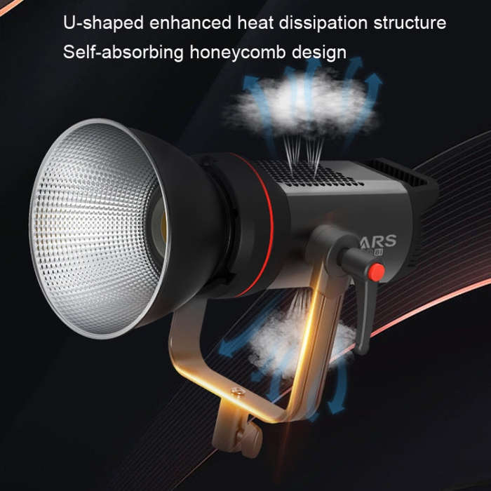 TRIOPO M200Bi Dual Color Temperature Live Broadcast Light Lamp Indoor Photography Lamp(US Plug)