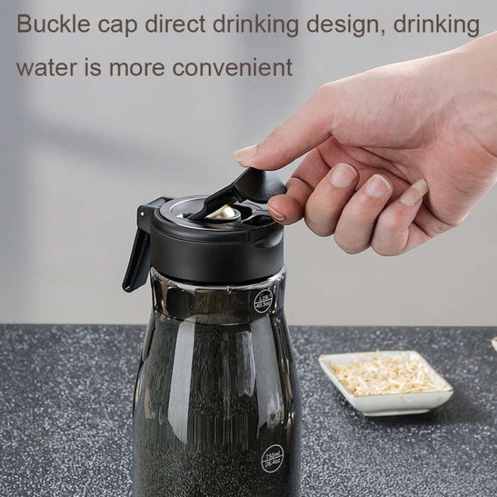 Nobvan Magic Ball Magnetic Bomb Tea Warehouse Tritan Large Capacity Sports Cup, Style: 550ml (Gray)