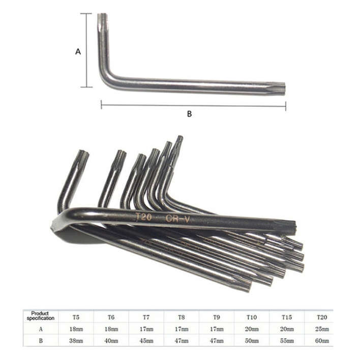 8pcs/set HUIJIAQI Hexagon Torx Screwdriver Spanner Multifunction Combination Tool
