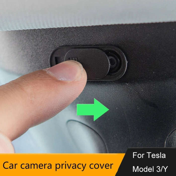 For Tesla Model 3/Y Camera Privacy Protection Sticker Cover(Black)