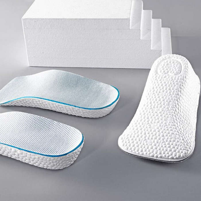 3.5CM Increase Height Women Insoles Light Weight Soft Elastic Arch Support Shoes Pads