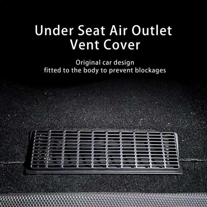 For Tesla Model Y Buckle Model Protective Cover for Air Outlet Under Car Seat Air Conditioning Ai...